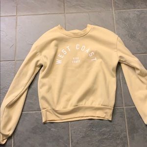 Yellow crewneck